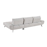 8400LTG*22LRC (2)2-Piece Sectional with Right Chaise and Dual-position Backs for Adjustable Seat Depth from Homelegance - Luna Furniture