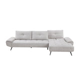 8400LTG*22LRC (2)2-Piece Sectional with Right Chaise and Dual-position Backs for Adjustable Seat Depth from Homelegance - Luna Furniture