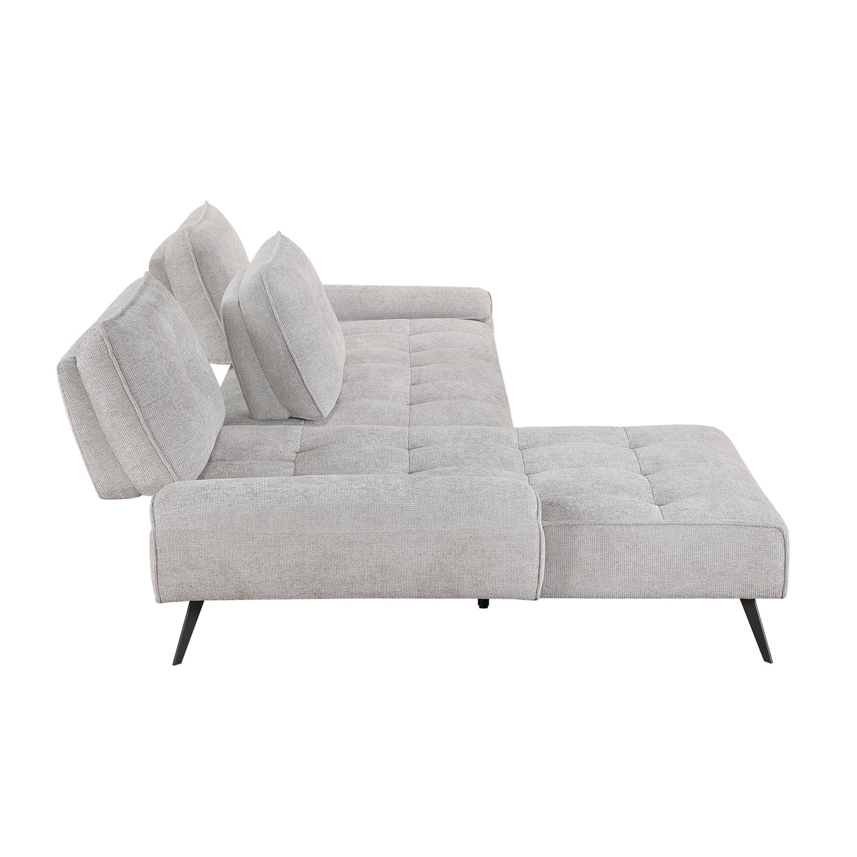 Dominic Light Gray 2-Piece Sectional with Left Chaise from Homelegance - Luna Furniture