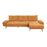 Dominic Orange 2-Piece Sectional with Right Chaise from Homelegance - Luna Furniture