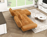 Dominic Orange 2-Piece Sectional with Right Chaise from Homelegance - Luna Furniture