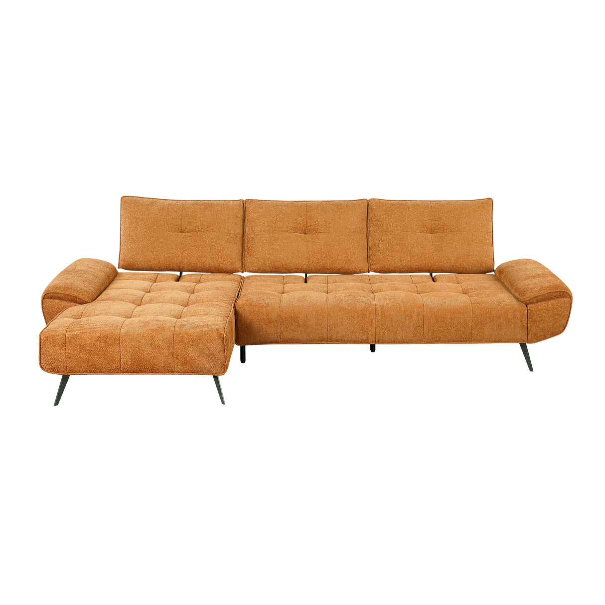Dominic Orange 2-Piece Sectional with Left Chaise from Homelegance - Luna Furniture