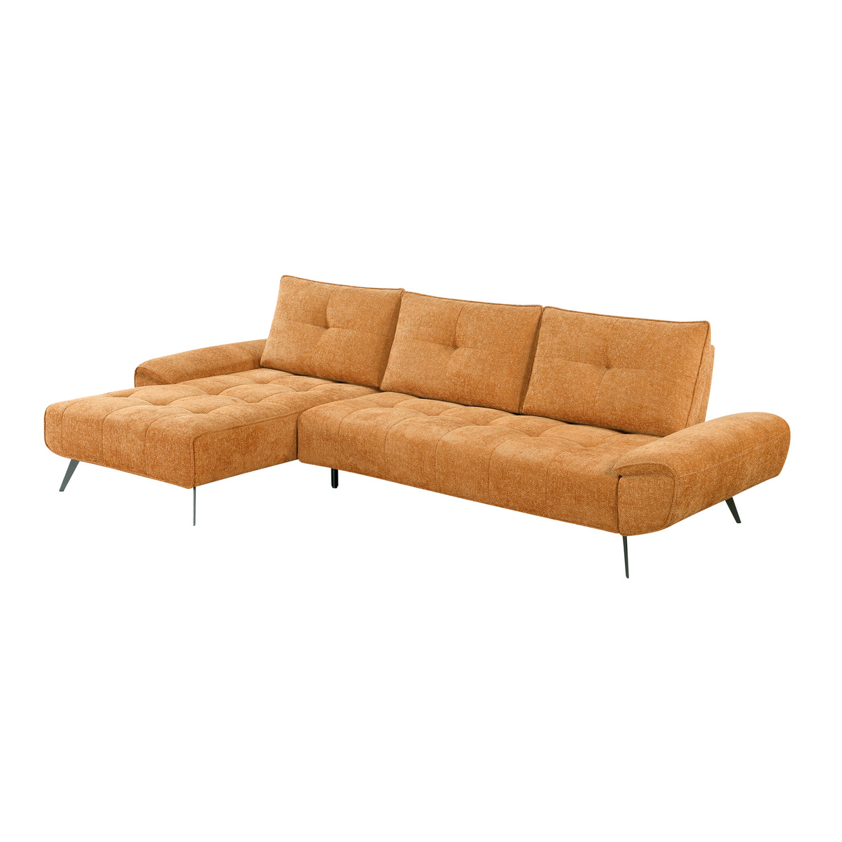Dominic Orange 2-Piece Sectional with Left Chaise from Homelegance - Luna Furniture