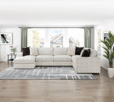 Solace Beige LAF Sectional from Homelegance - Luna Furniture