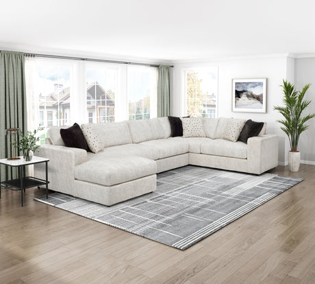 Solace Beige LAF Sectional from Homelegance - Luna Furniture