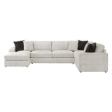 Solace Beige LAF Sectional from Homelegance - Luna Furniture