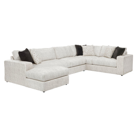Solace Beige LAF Sectional from Homelegance - Luna Furniture