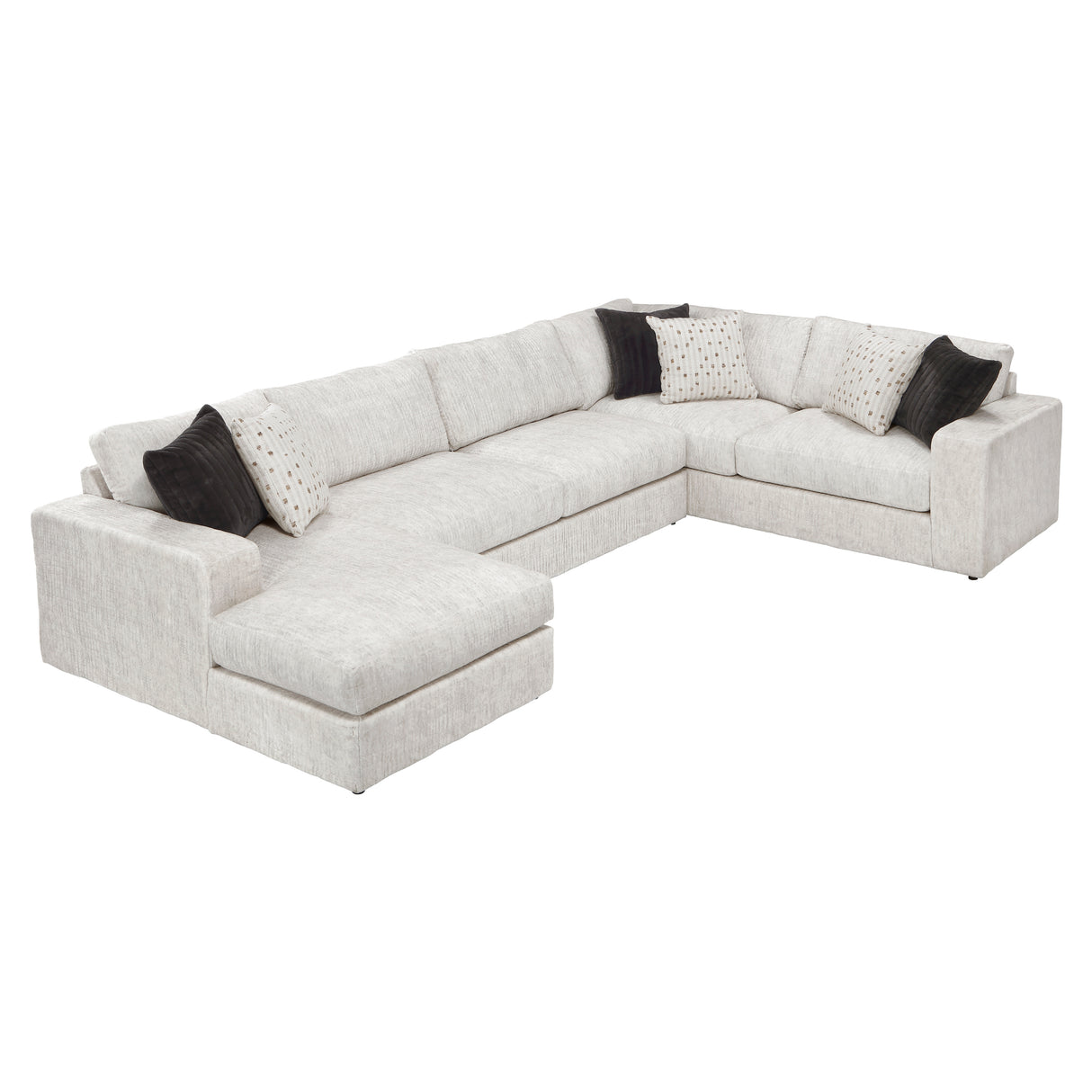 Solace Beige LAF Sectional from Homelegance - Luna Furniture