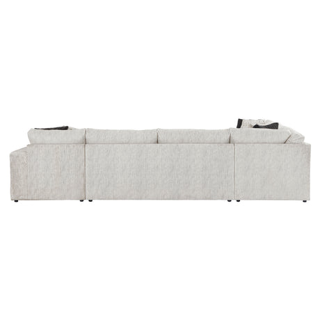 Solace Beige RAF Sectional from Homelegance - Luna Furniture