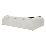 Solace Beige RAF Sectional from Homelegance - Luna Furniture