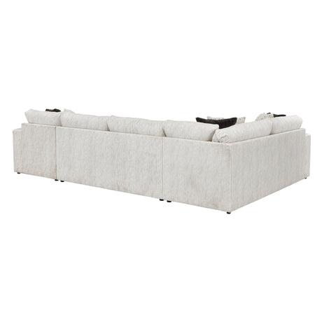 Solace Beige RAF Sectional from Homelegance - Luna Furniture