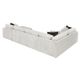 Solace Beige RAF Sectional from Homelegance - Luna Furniture