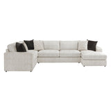 Solace Beige RAF Sectional from Homelegance - Luna Furniture