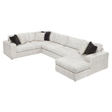 Solace Beige RAF Sectional from Homelegance - Luna Furniture
