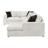 Solace Beige RAF Sectional from Homelegance - Luna Furniture