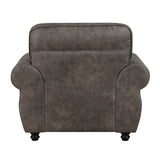 Pinnacle Pewter Chair from Homelegance - Luna Furniture
