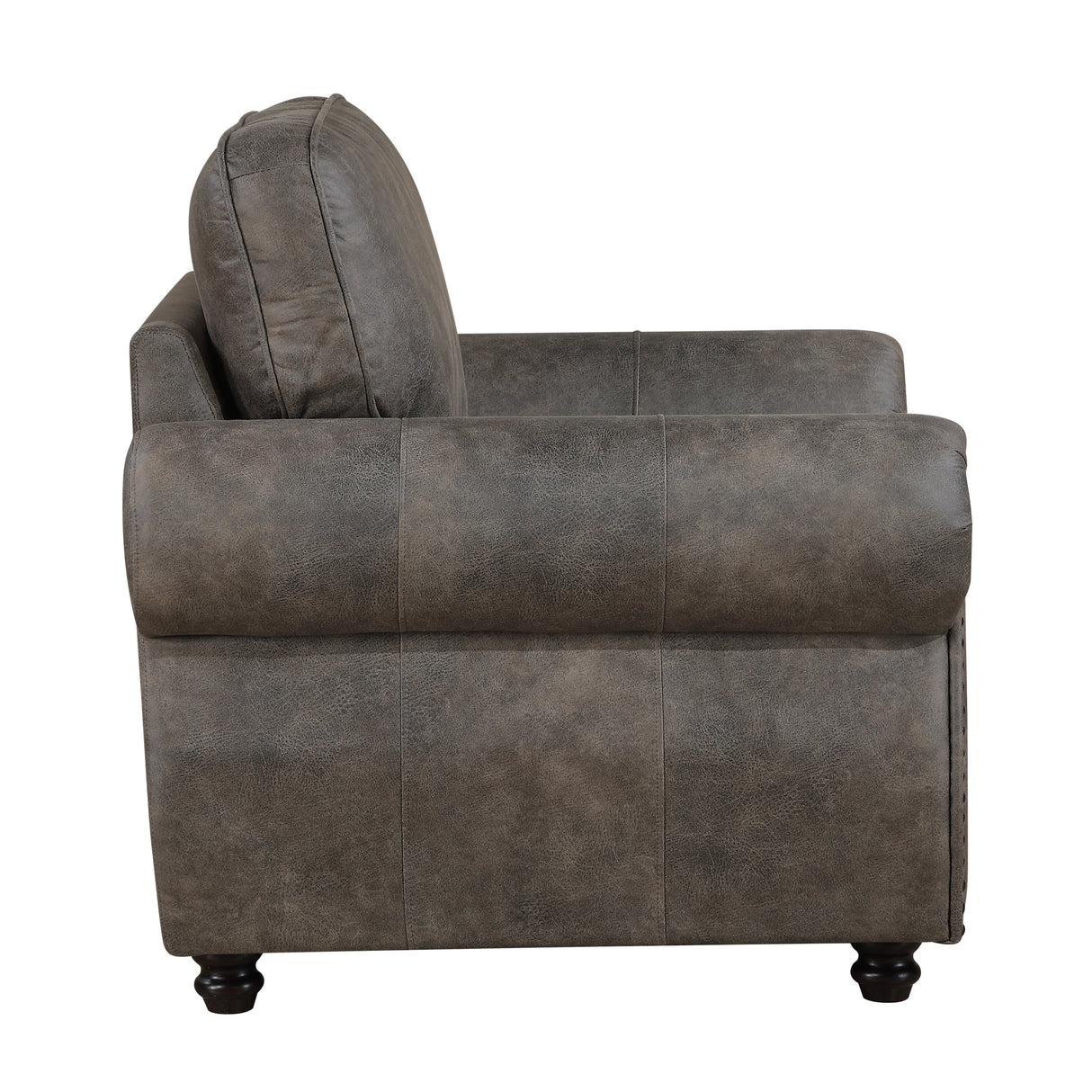 Pinnacle Pewter Chair from Homelegance - Luna Furniture