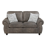 Pinnacle Pewter Loveseat from Homelegance - Luna Furniture