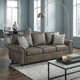 Pinnacle Pewter Sofa from Homelegance - Luna Furniture