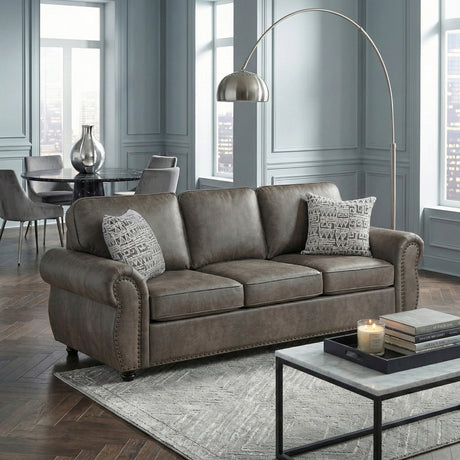 Pinnacle Pewter Sofa from Homelegance - Luna Furniture