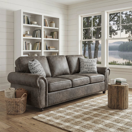 Pinnacle Pewter Sofa from Homelegance - Luna Furniture