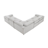 8414GRY-ARPWH (3/5)Power Reclining Armless Chair with Power Headrest from Homelegance - Luna Furniture