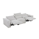 8414GRY*2PWH 2pc Set: Sofa, Love from Homelegance - Luna Furniture
