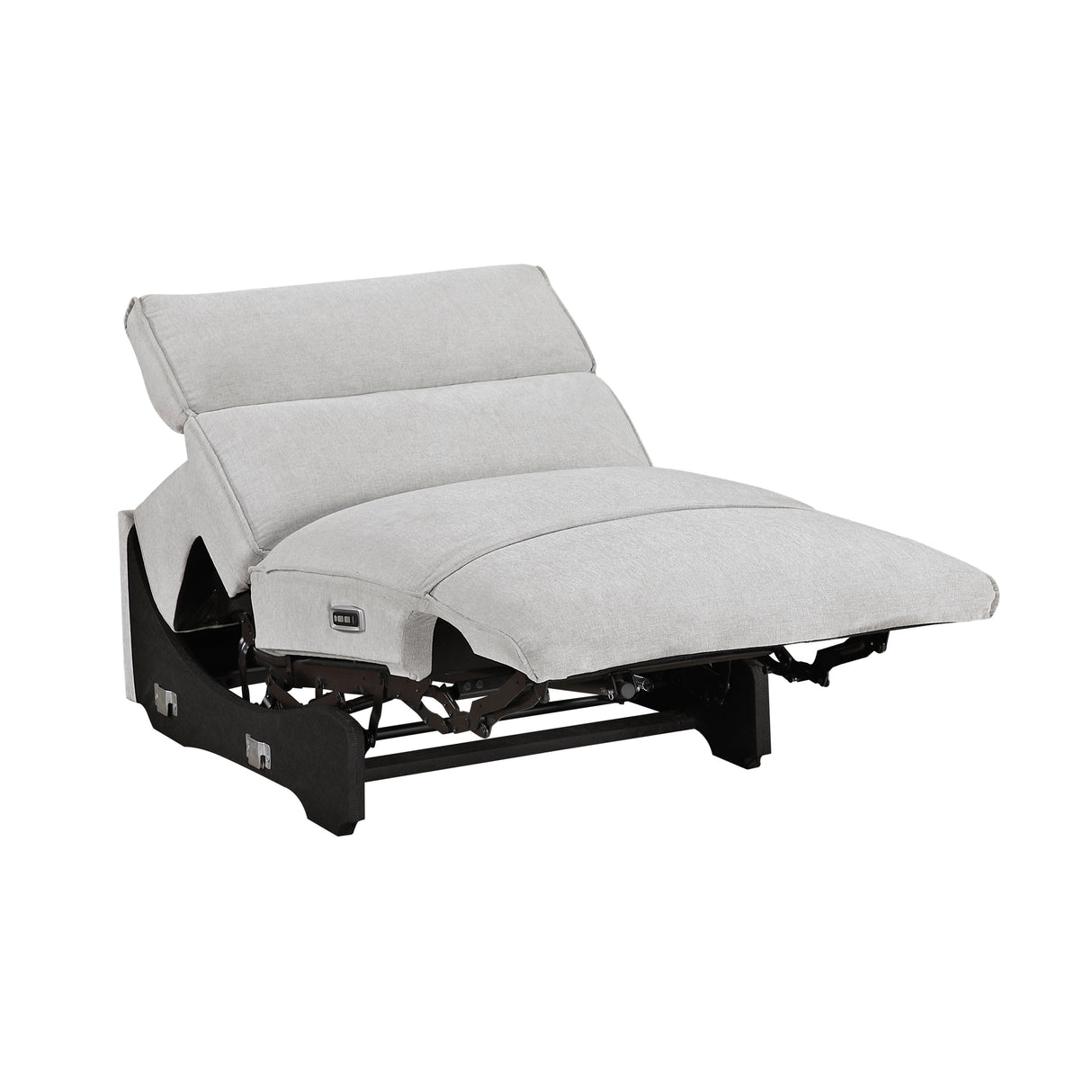8414GRY-ARPWH (3/5)Power Reclining Armless Chair with Power Headrest from Homelegance - Luna Furniture