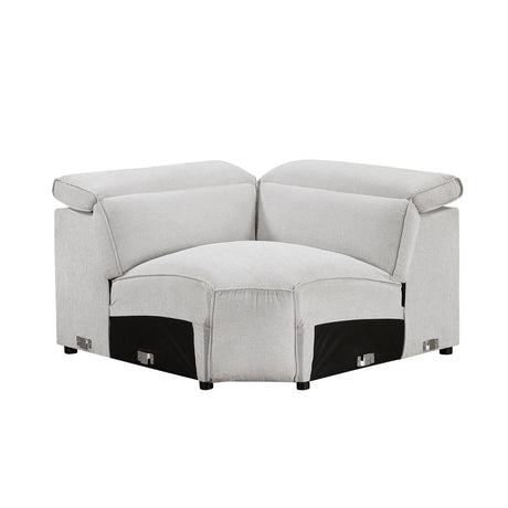 8414GRY-CR (4/5)Corner Seat from Homelegance - Luna Furniture