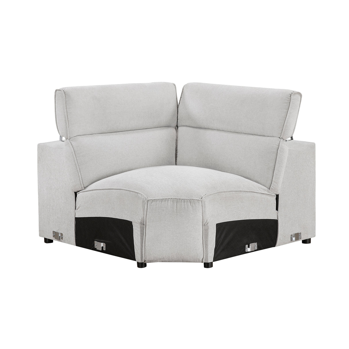 8414GRY-CR (4/5)Corner Seat from Homelegance - Luna Furniture