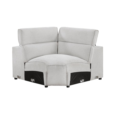 8414GRY-CR (4/5)Corner Seat from Homelegance - Luna Furniture