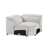 8414GRY-CR (4/5)Corner Seat from Homelegance - Luna Furniture