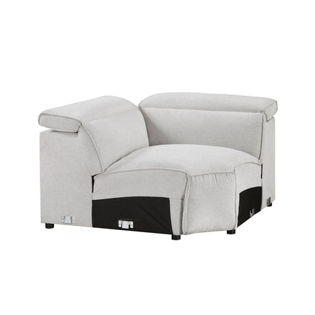 8414GRY-CR (4/5)Corner Seat from Homelegance - Luna Furniture