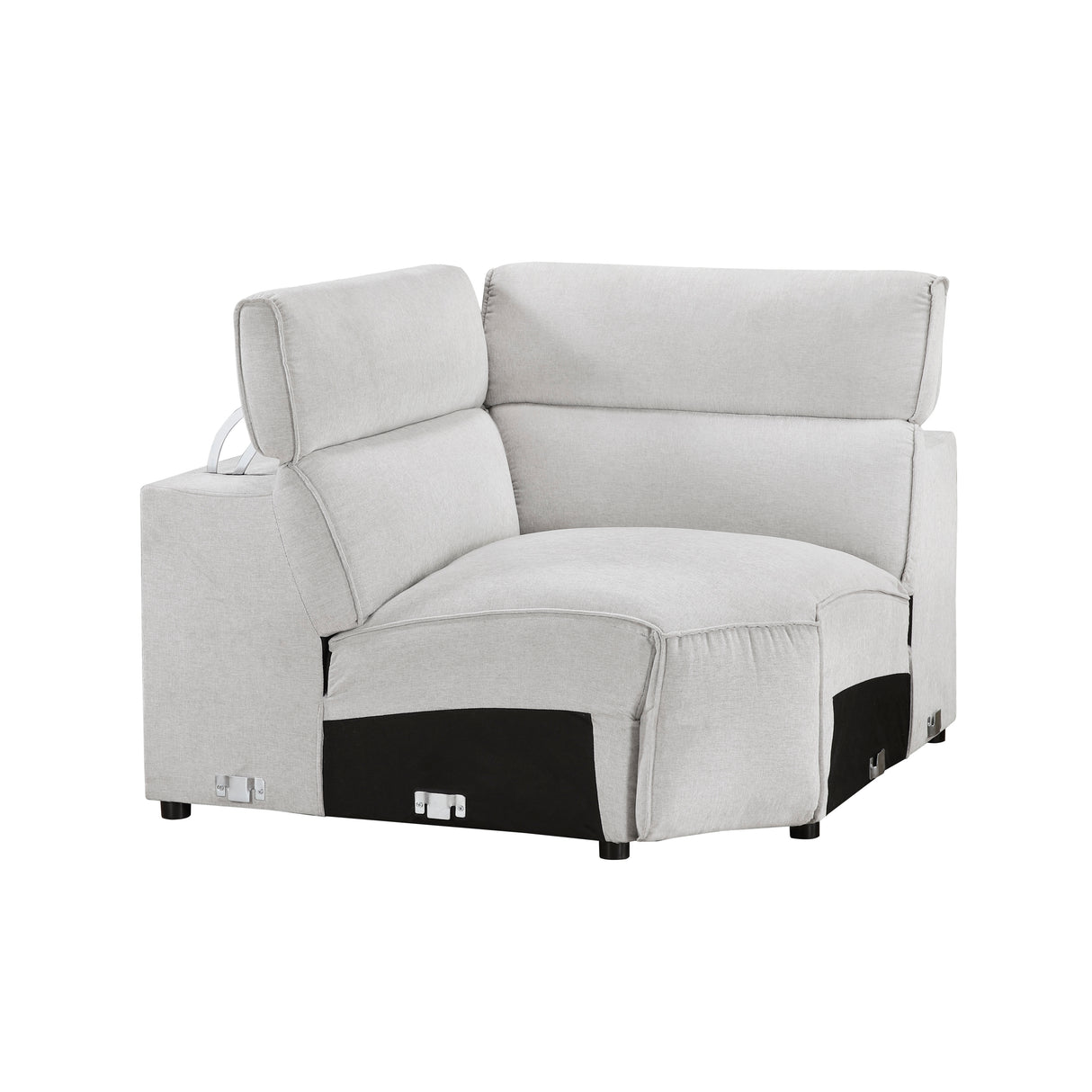 8414GRY-CR (4/5)Corner Seat from Homelegance - Luna Furniture