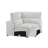 8414GRY-CR (4/5)Corner Seat from Homelegance - Luna Furniture