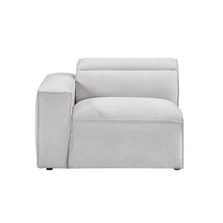 8414GRY-LRPWH (1/5)Power Left Side Reclining Chair with Power Headrest and Charging Ports from Homelegance - Luna Furniture