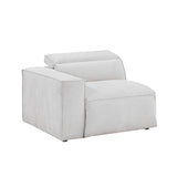 8414GRY-LRPWH (1/5)Power Left Side Reclining Chair with Power Headrest and Charging Ports from Homelegance - Luna Furniture