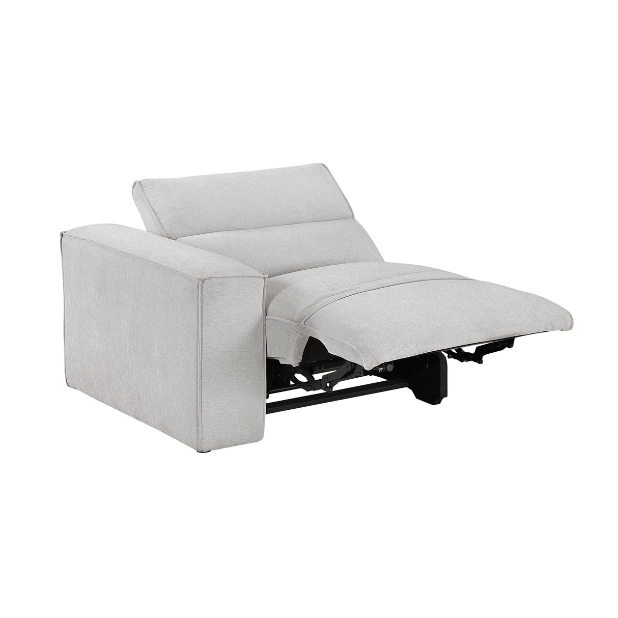 8414GRY-LRPWH (1/5)Power Left Side Reclining Chair with Power Headrest and Charging Ports from Homelegance - Luna Furniture