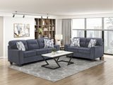 Bennett Blue Loveseat from Homelegance - Luna Furniture
