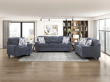 Bennett Blue Loveseat from Homelegance - Luna Furniture