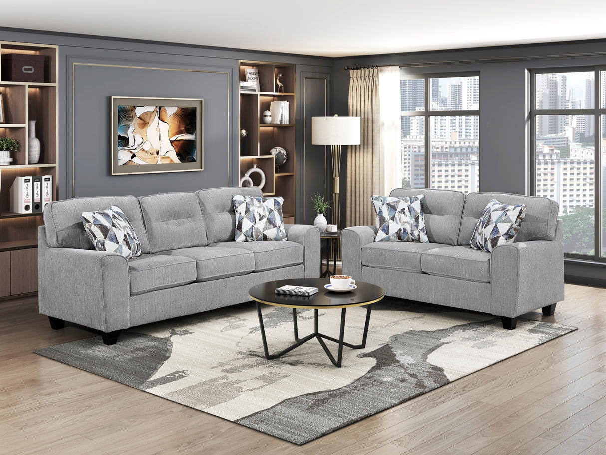 Bennett Gray Sofa from Homelegance - Luna Furniture
