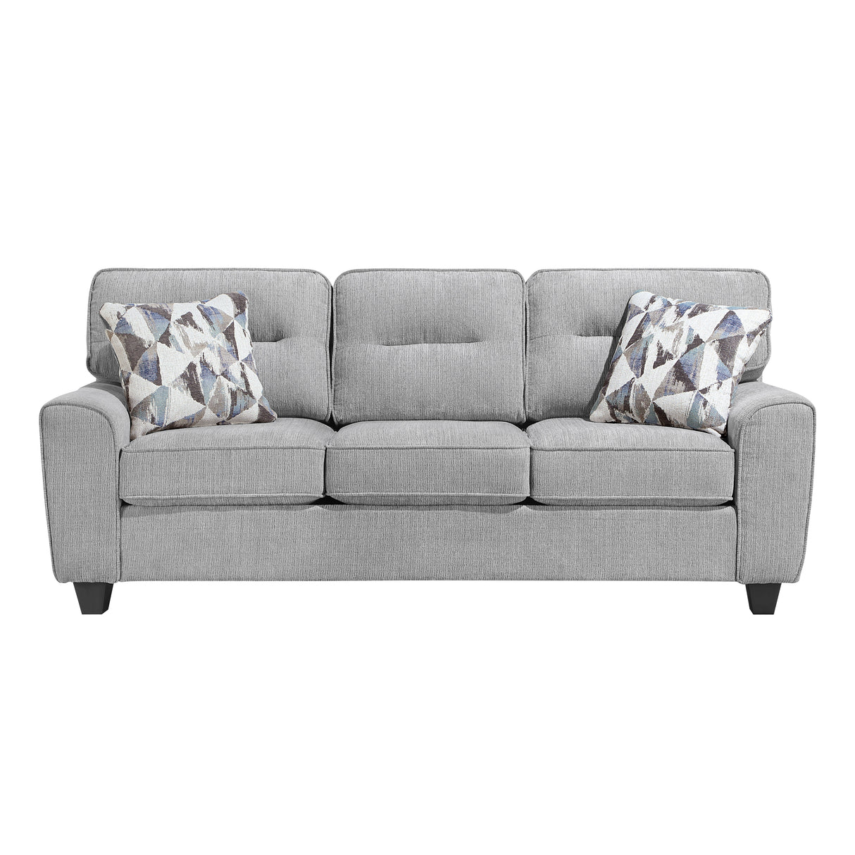 Bennett Gray Loveseat from Homelegance - Luna Furniture