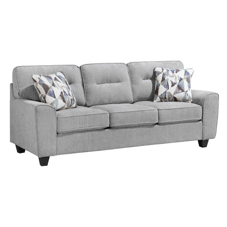 Bennett Gray Loveseat from Homelegance - Luna Furniture