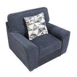Bennett Blue Chair from Homelegance - Luna Furniture