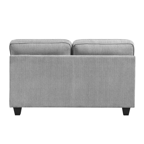 Bennett Gray Loveseat from Homelegance - Luna Furniture