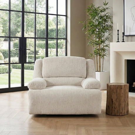 Caliber Beige Power Reclining Living Room Set from Homelegance - Luna Furniture