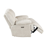 Caliber Beige Power Reclining Chair from Homelegance - Luna Furniture