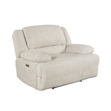 Caliber Beige Power Reclining Chair from Homelegance - Luna Furniture