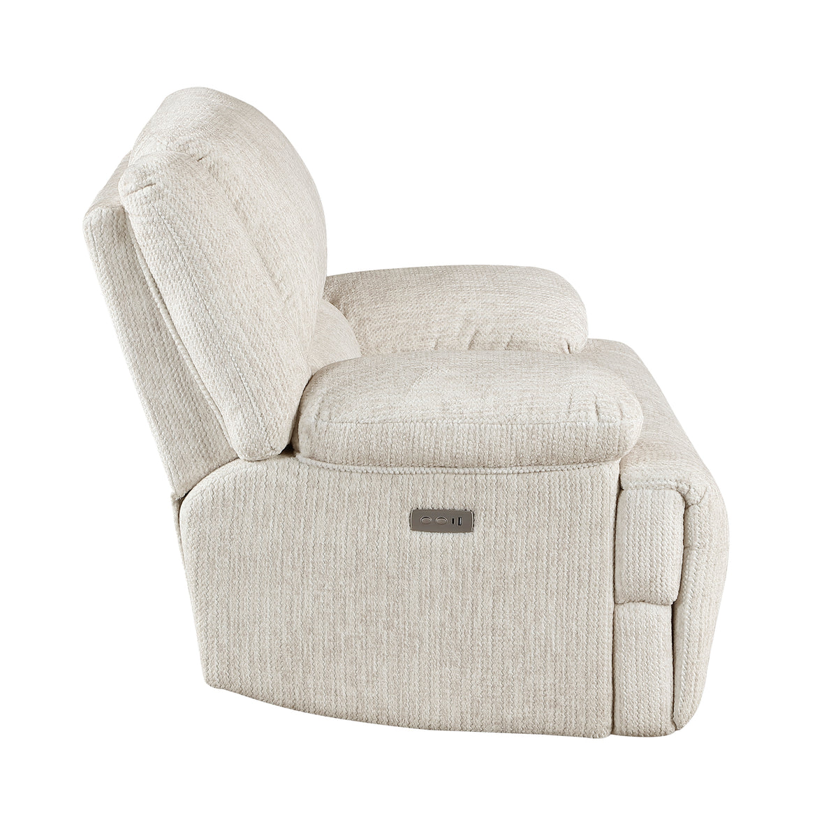 Caliber Beige Reclining Chair from Homelegance - Luna Furniture
