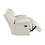 Caliber Beige Reclining Living Room Set from Homelegance - Luna Furniture
